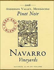 Navarro 2006 Deep End Blend Pinot Noir